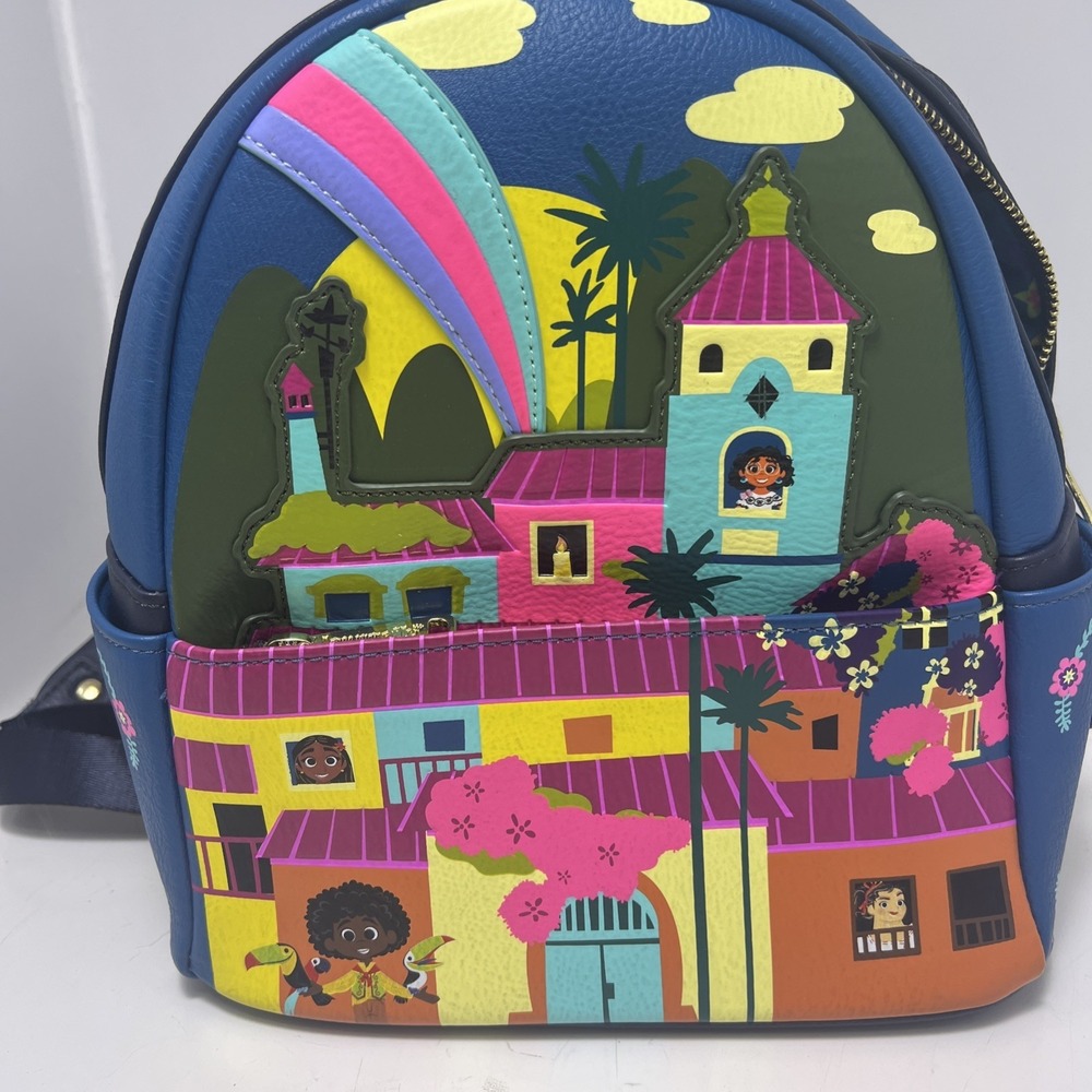 Loungefly Disney Parks Encanto Casita Mirabel Mini Backpack Bag Excellent